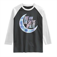 The Sky Is Opalite Moonstone Mystical Crystal Lover Raglan Shirt - Wonder Print Shop