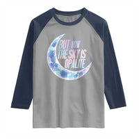 The Sky Is Opalite Moonstone Mystical Crystal Lover Raglan Shirt - Wonder Print Shop