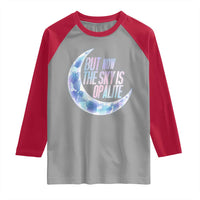 The Sky Is Opalite Moonstone Mystical Crystal Lover Raglan Shirt - Wonder Print Shop
