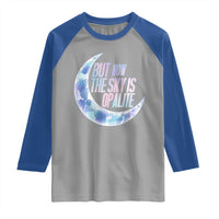 The Sky Is Opalite Moonstone Mystical Crystal Lover Raglan Shirt - Wonder Print Shop