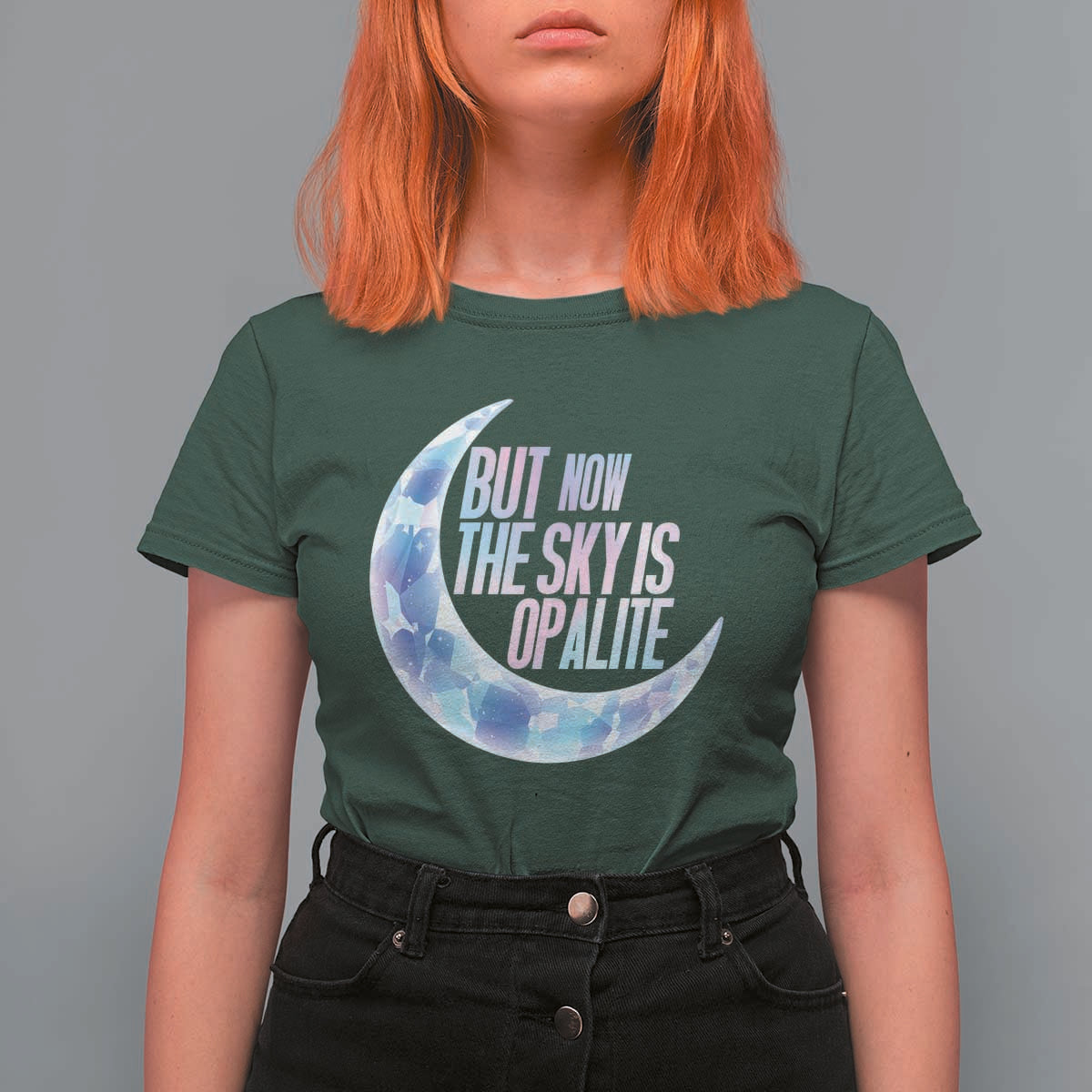 The Sky Is Opalite Moonstone Mystical Crystal Lover T Shirt For Women - Wonder Print Shop