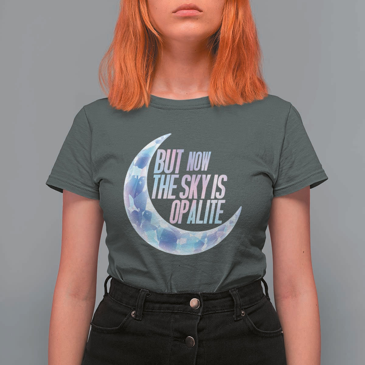 The Sky Is Opalite Moonstone Mystical Crystal Lover T Shirt For Women - Wonder Print Shop