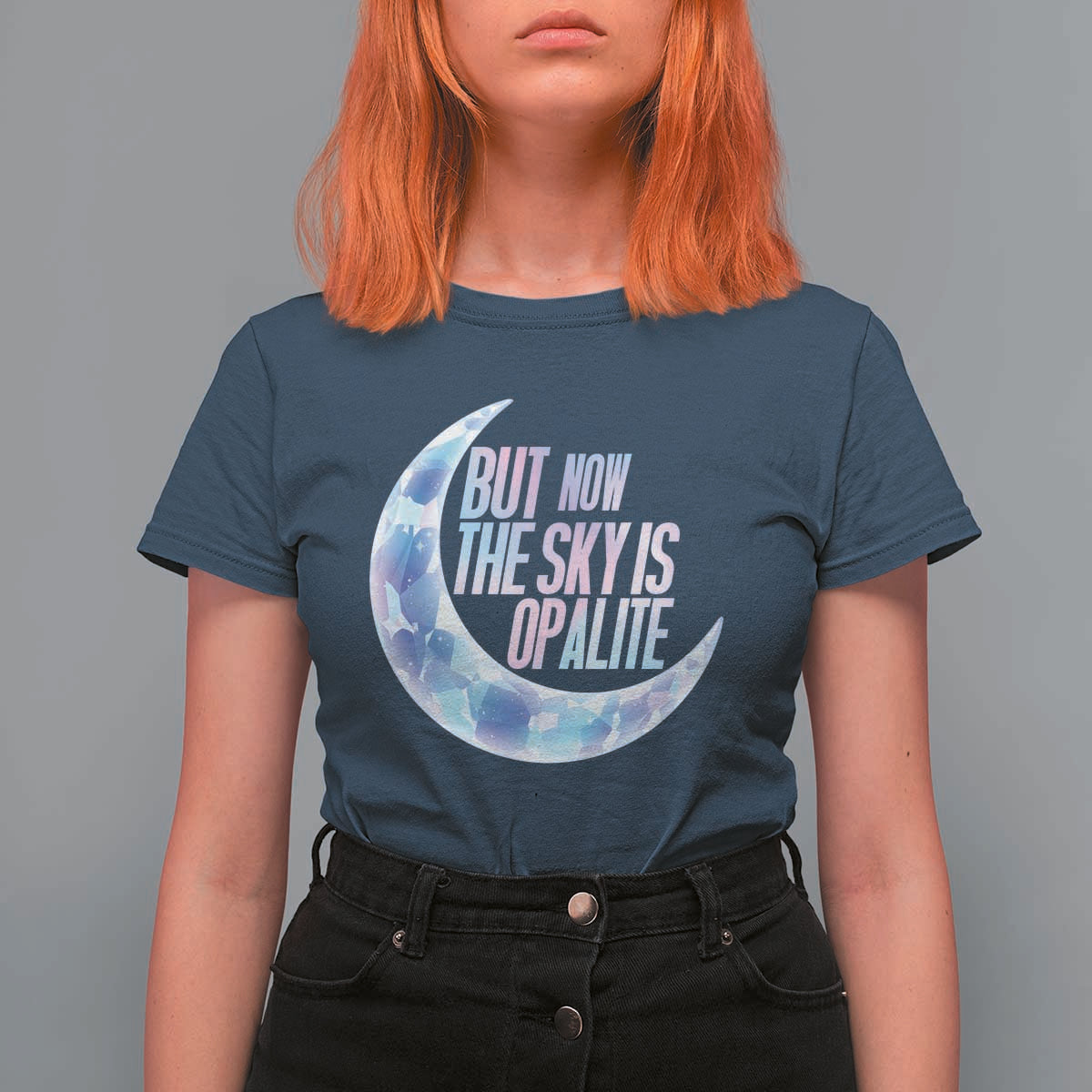The Sky Is Opalite Moonstone Mystical Crystal Lover T Shirt For Women - Wonder Print Shop