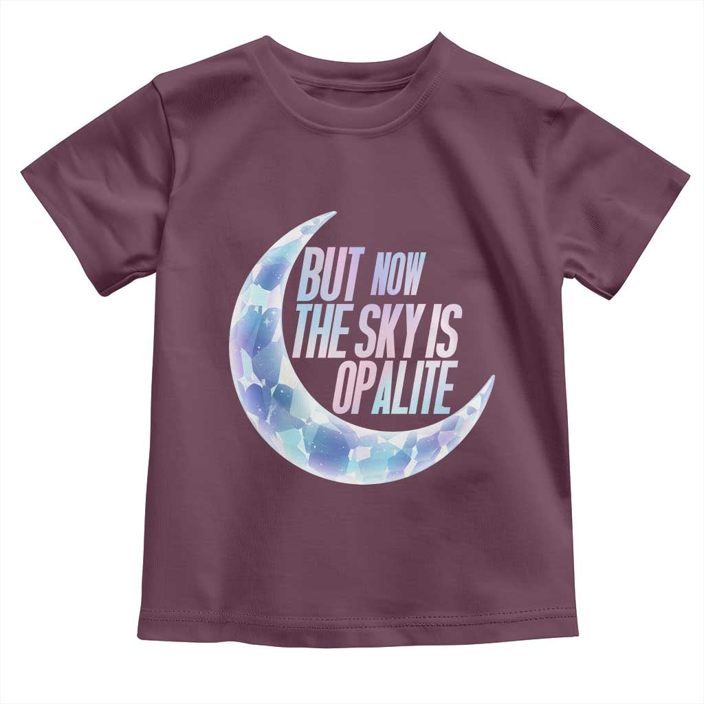 The Sky Is Opalite Moonstone Mystical Crystal Lover Toddler T Shirt - Wonder Print Shop