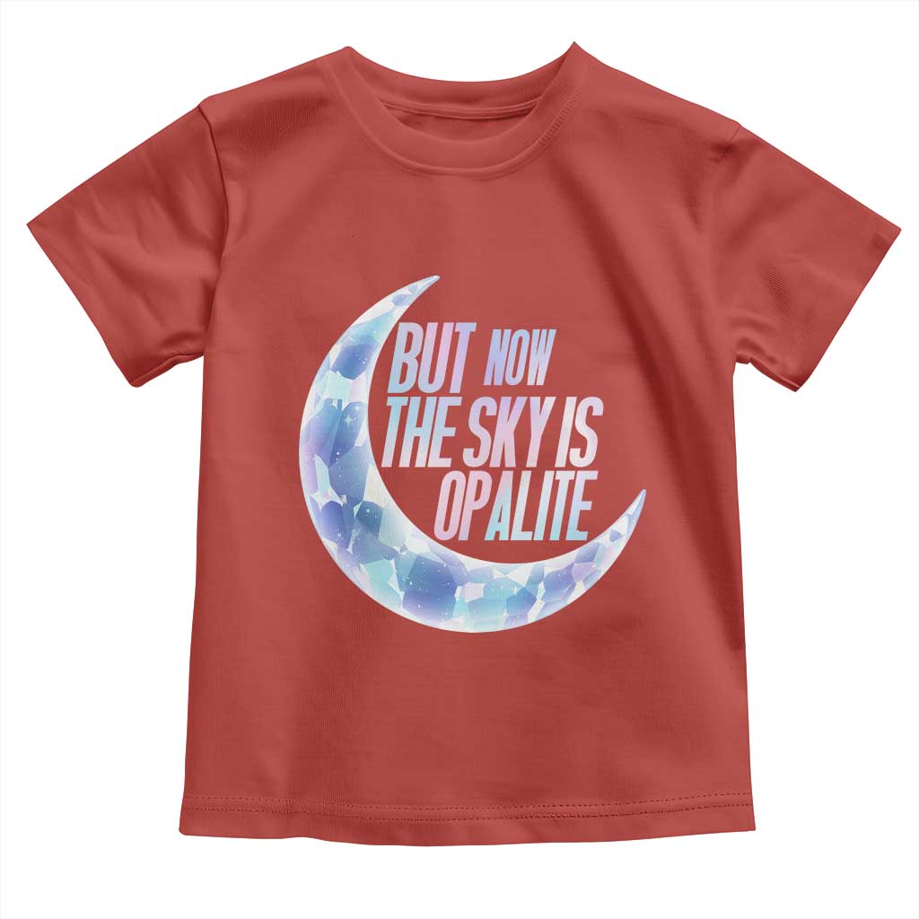 The Sky Is Opalite Moonstone Mystical Crystal Lover Toddler T Shirt - Wonder Print Shop