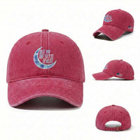 The Sky Is Opalite Moonstone Mystical Crystal Lover Washed Cotton Baseball Cap