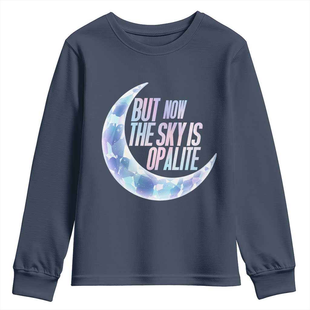 The Sky Is Opalite Moonstone Mystical Crystal Lover Youth Sweatshirt - Wonder Print Shop