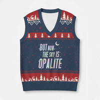 Opalite Costume Mystical Crystal Lover V-Neck Knit Sweater Vest - Wonder Print Shop