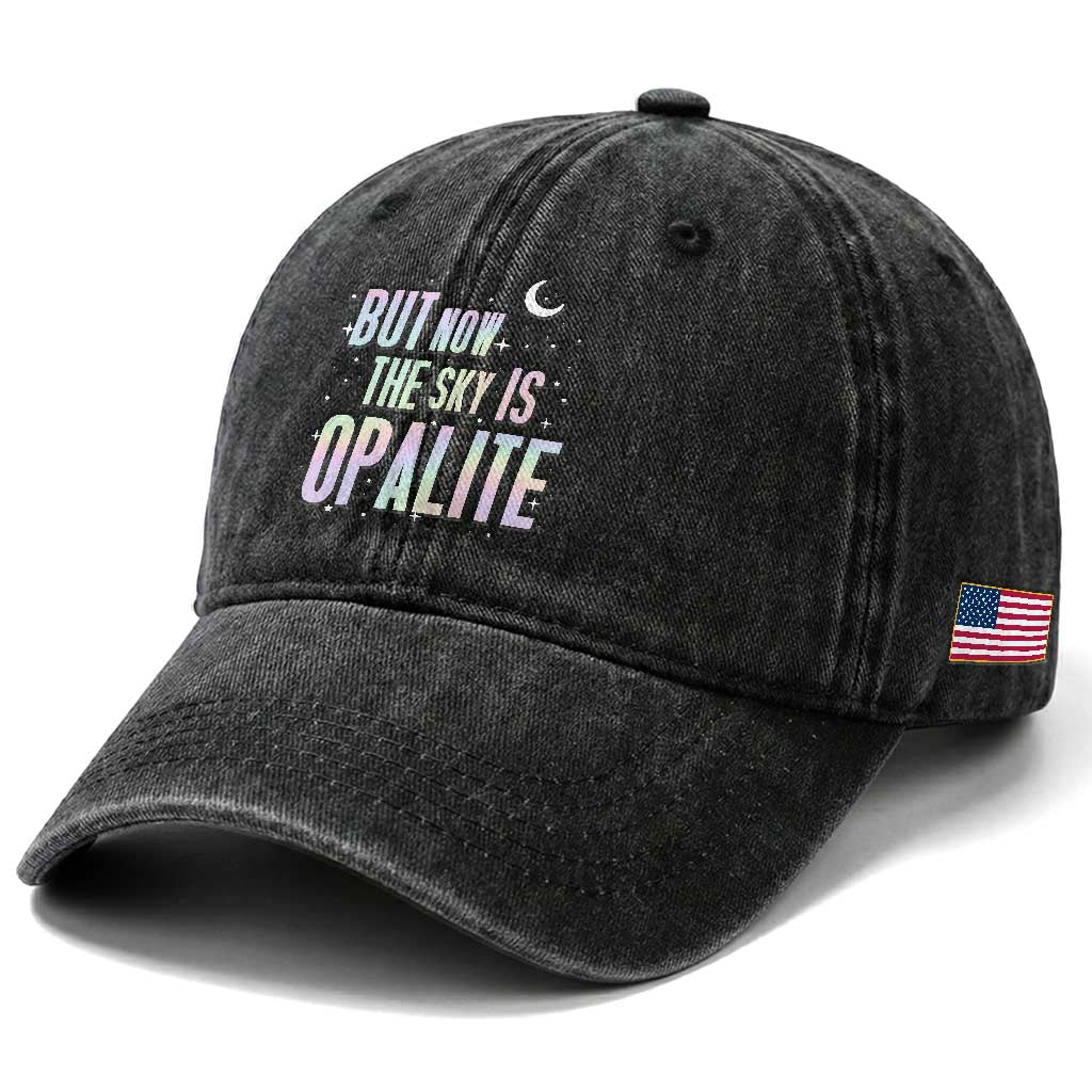 Opalite Costume Mystical Crystal Lover Washed Cotton Baseball Cap