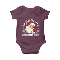 Santa Opalite Christmas Baby Onesie But Now The Sky Is Xmas Light - Wonder Print Shop