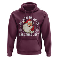 Santa Opalite Christmas Hoodie But Now The Sky Is Xmas Light - Wonder Print Shop
