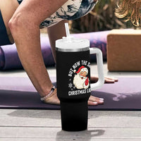 Santa Opalite Christmas Tumbler With Handle But Now The Sky Is Xmas Light - Wonder Print Shop