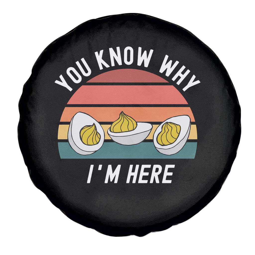 Funny Thanksgiving Dinner Spare Tire Cover You Know Why I Am Here - Wonder Print Shop
