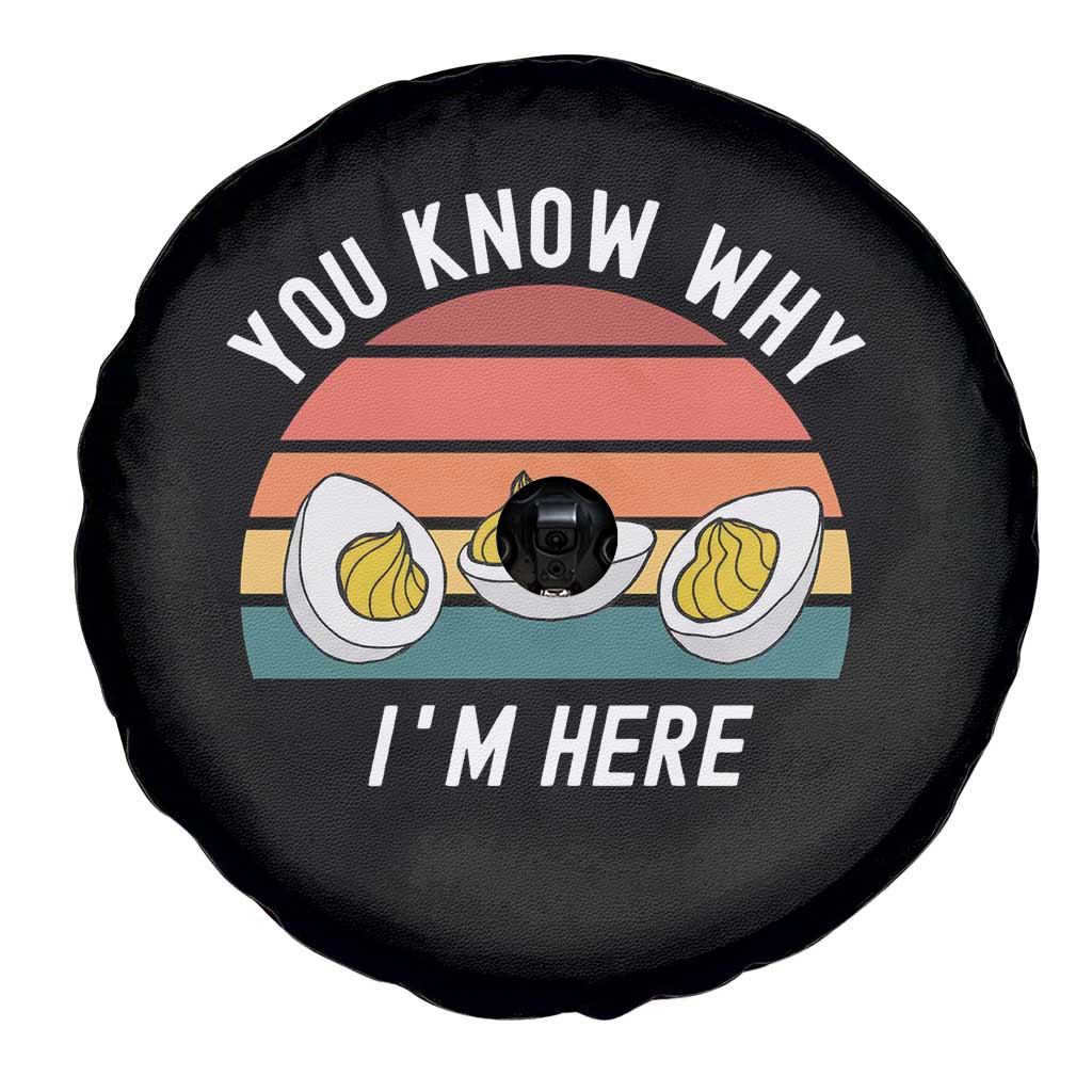 Funny Thanksgiving Dinner Spare Tire Cover You Know Why I Am Here - Wonder Print Shop