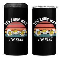 Funny Thanksgiving Dinner 4 in 1 Can Cooler Tumbler You Know Why I Am Here - Wonder Print Shop