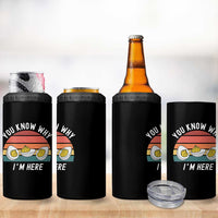 Funny Thanksgiving Dinner 4 in 1 Can Cooler Tumbler You Know Why I Am Here - Wonder Print Shop