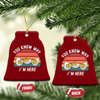 Funny Thanksgiving Dinner Ceramic Ornament You Know Why I Am Here - Wonder Print Shop