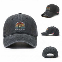 Funny Frog Cowboy Meme Washed Cotton Baseball Cap I Have to Say Weird Stuff Or I Will Die