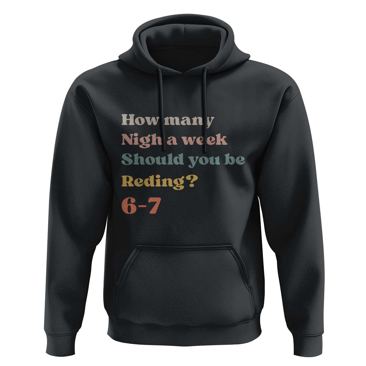 67 Six Seven Meme Hoodie How Many Nights Reading 67 - Wonder Print Shop
