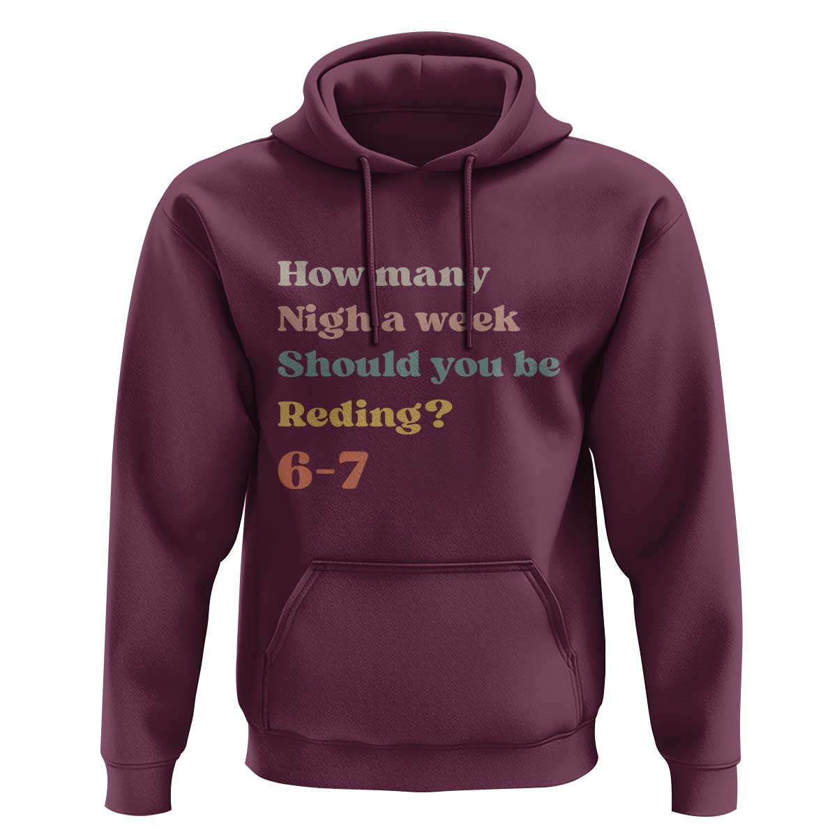 67 Six Seven Meme Hoodie How Many Nights Reading 67 - Wonder Print Shop