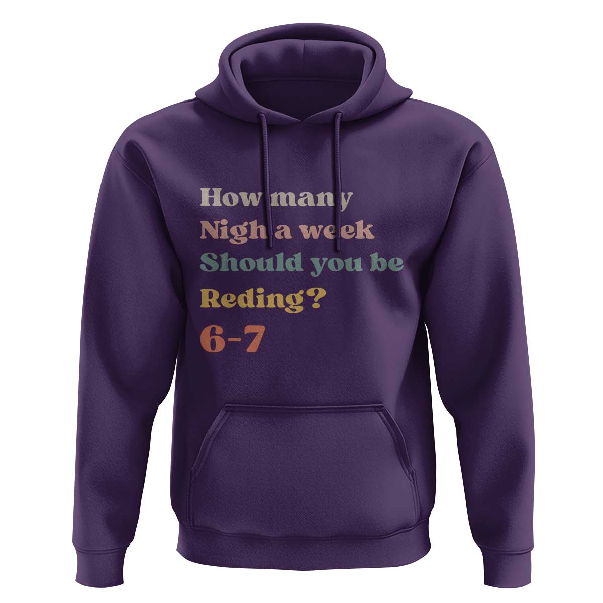67 Six Seven Meme Hoodie How Many Nights Reading 67 - Wonder Print Shop