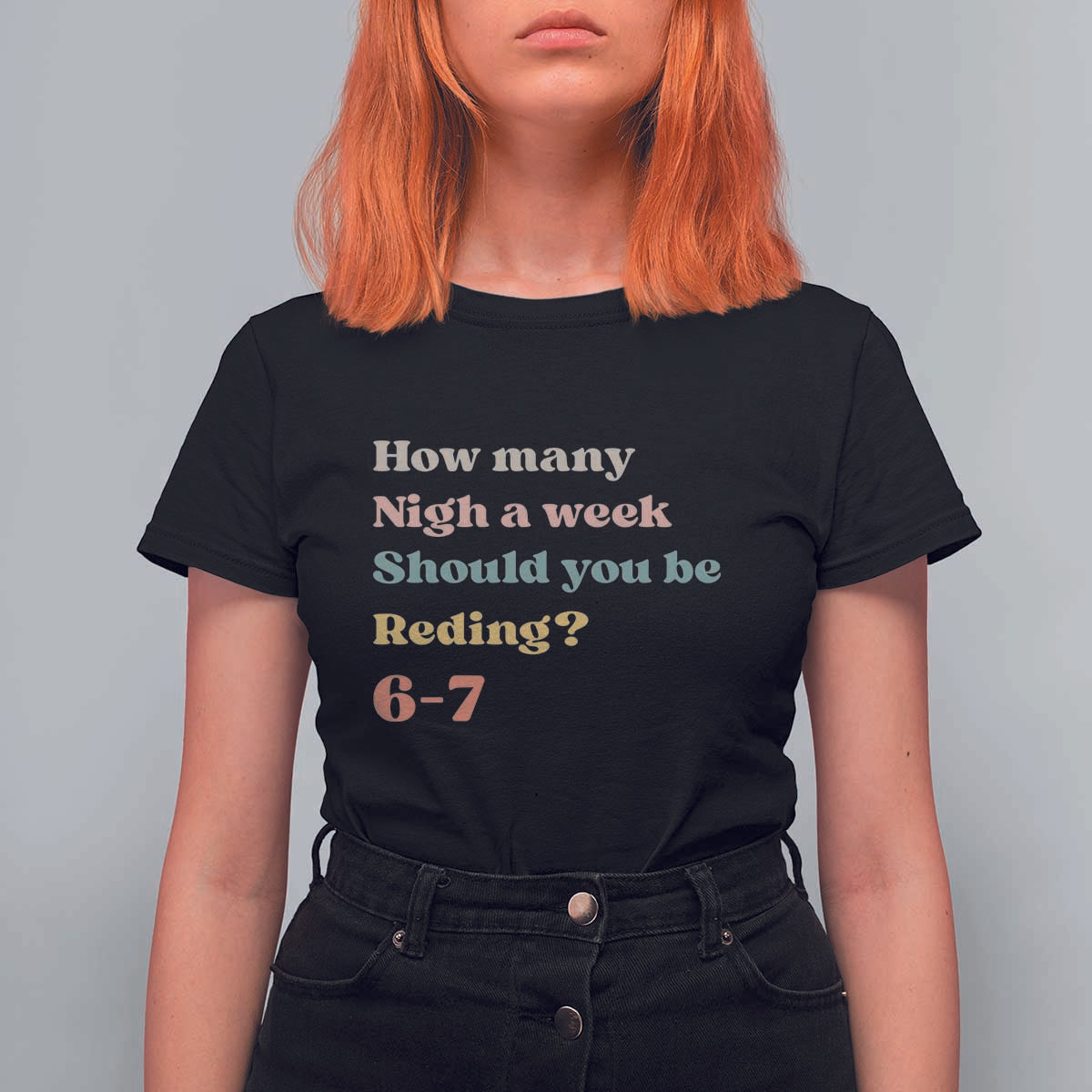 67 Six Seven Meme T Shirt For Women How Many Nights Reading 67 - Wonder Print Shop