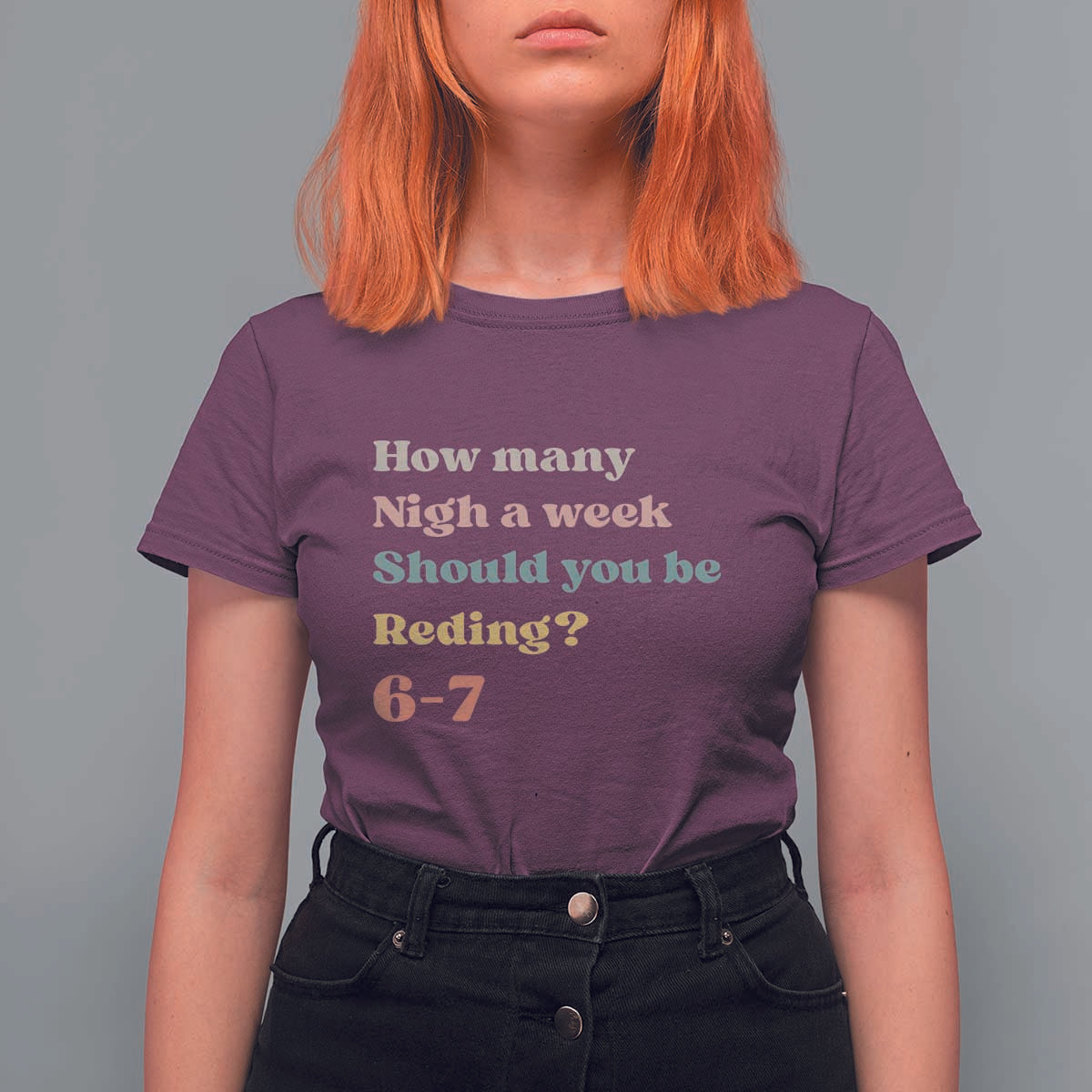 67 Six Seven Meme T Shirt For Women How Many Nights Reading 67 - Wonder Print Shop