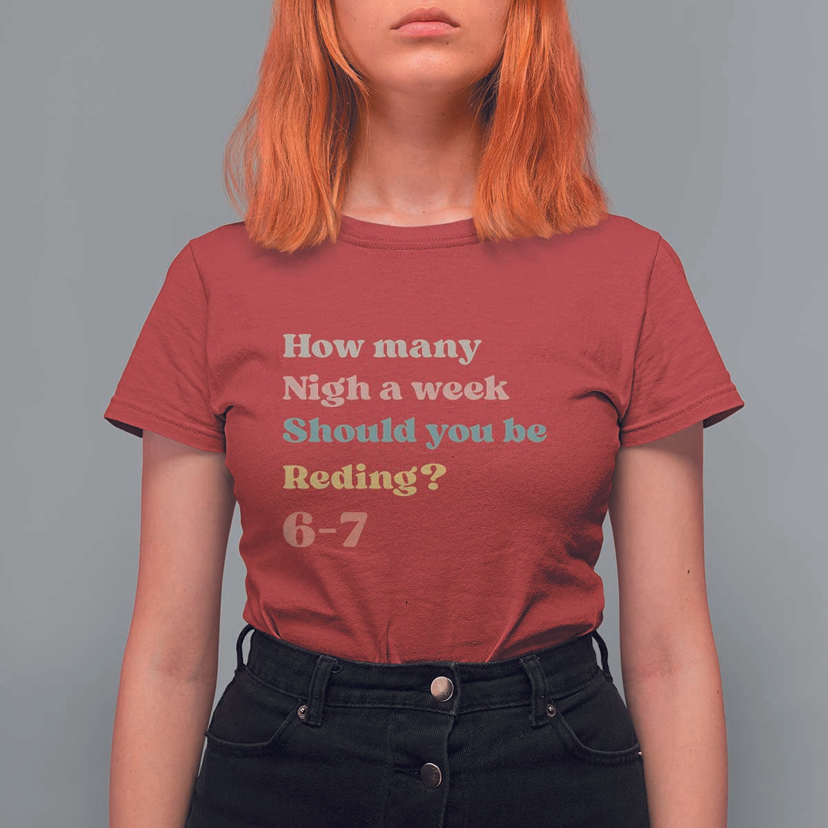 67 Six Seven Meme T Shirt For Women How Many Nights Reading 67 - Wonder Print Shop
