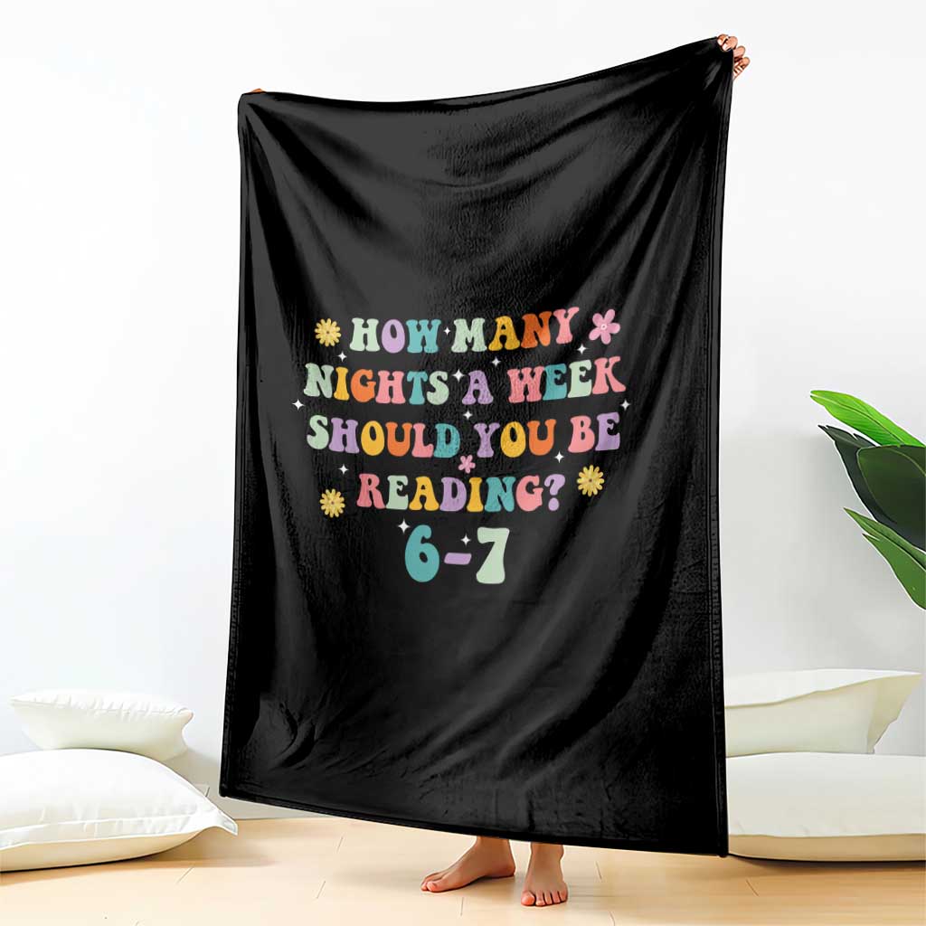 67 Six Seven Meme Throw Blanket Funny Reading Book Lover - Wonder Print Shop