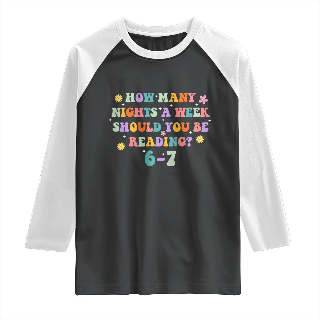 67 Six Seven Meme Raglan Shirt Funny Reading Book Lover - Wonder Print Shop