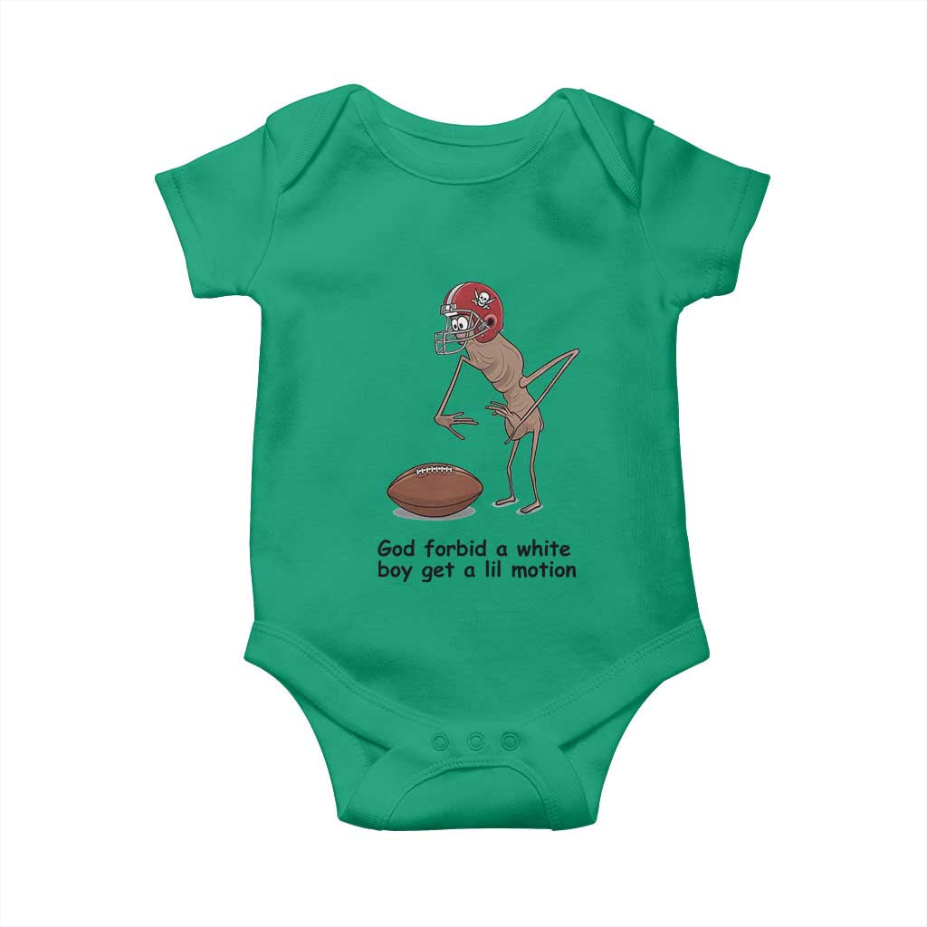God Forbid a White Boy Get a Lil Motion Baby Onesie Marcus The Worm Robert Meme Funny Internet Quote - Wonder Print Shop