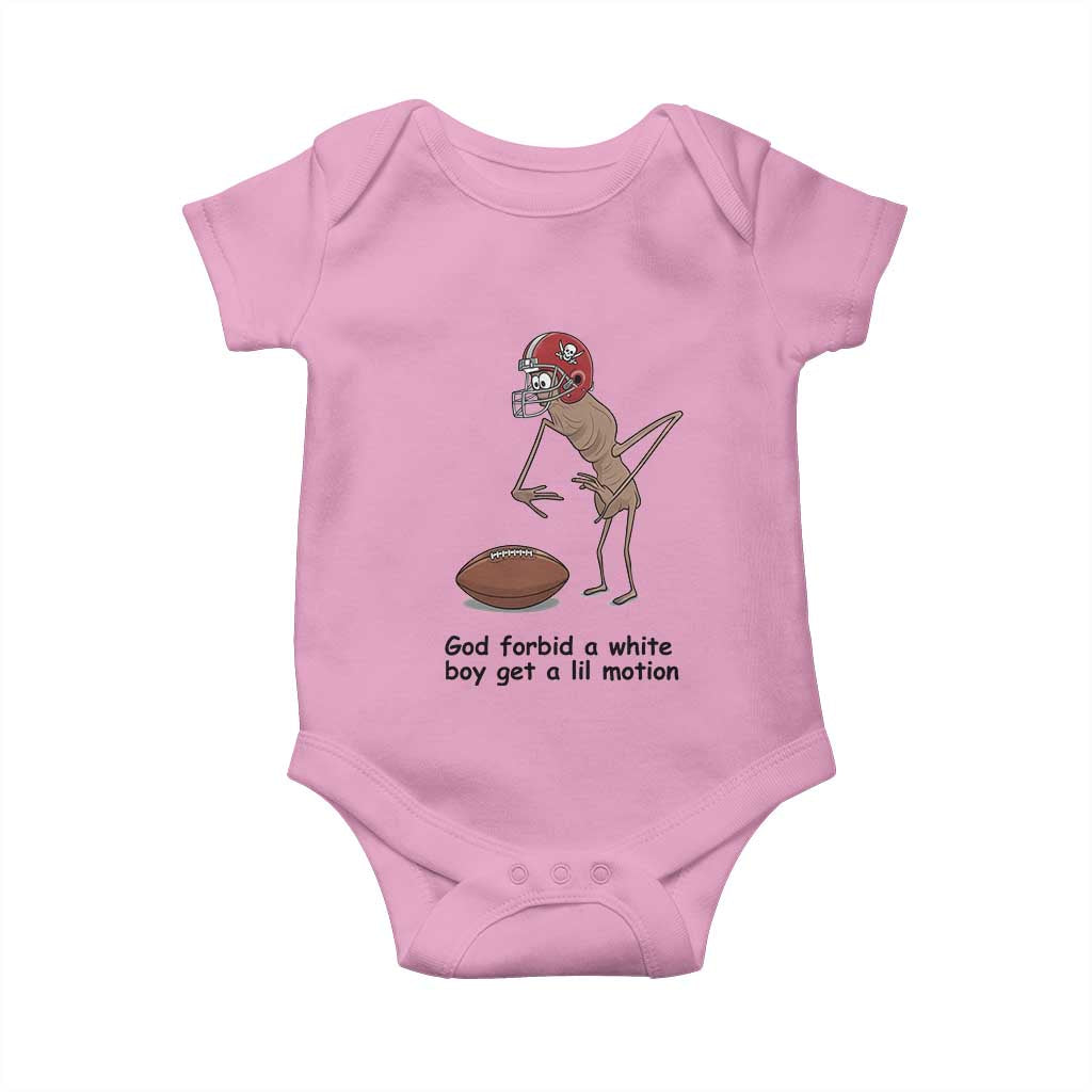 God Forbid a White Boy Get a Lil Motion Baby Onesie Marcus The Worm Robert Meme Funny Internet Quote - Wonder Print Shop