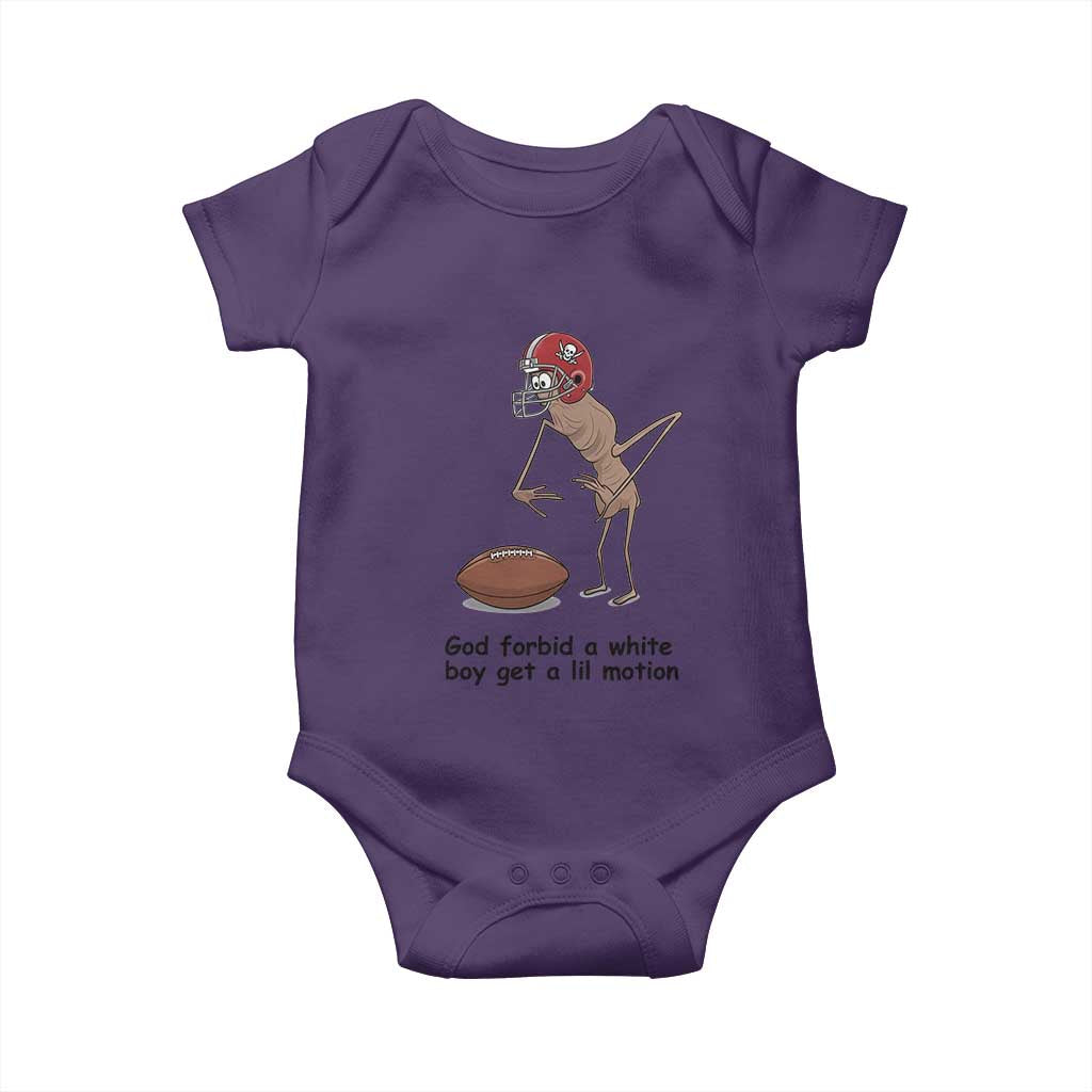God Forbid a White Boy Get a Lil Motion Baby Onesie Marcus The Worm Robert Meme Funny Internet Quote - Wonder Print Shop
