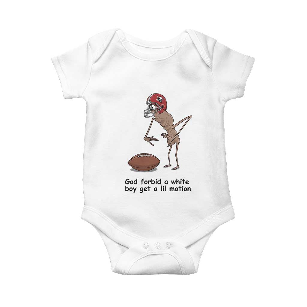 God Forbid a White Boy Get a Lil Motion Baby Onesie Marcus The Worm Robert Meme Funny Internet Quote - Wonder Print Shop