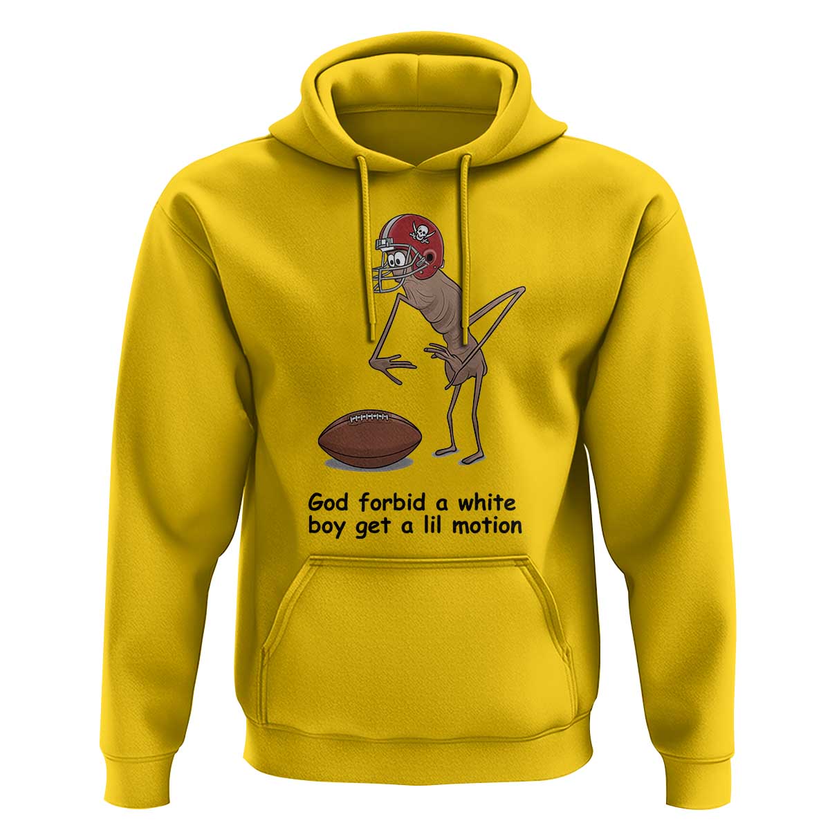God Forbid a White Boy Get a Lil Motion Hoodie Marcus The Worm Robert Meme Funny Internet Quote - Wonder Print Shop