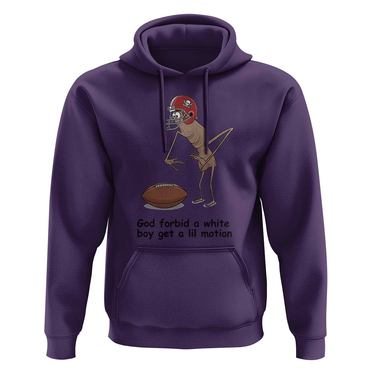 God Forbid a White Boy Get a Lil Motion Hoodie Marcus The Worm Robert Meme Funny Internet Quote - Wonder Print Shop