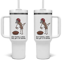 God Forbid a White Boy Get a Lil Motion Tumbler With Handle Marcus The Worm Robert Meme Funny Internet Quote - Wonder Print Shop