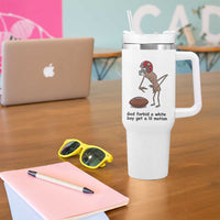 God Forbid a White Boy Get a Lil Motion Tumbler With Handle Marcus The Worm Robert Meme Funny Internet Quote - Wonder Print Shop