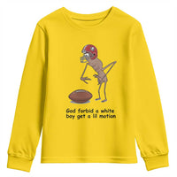 God Forbid a White Boy Get a Lil Motion Youth Sweatshirt Marcus The Worm Robert Meme Funny Internet Quote - Wonder Print Shop