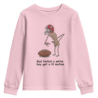 God Forbid a White Boy Get a Lil Motion Youth Sweatshirt Marcus The Worm Robert Meme Funny Internet Quote - Wonder Print Shop