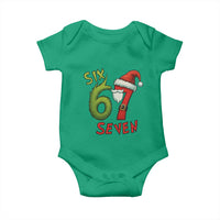 67 Six Seven Christmas Meme Baby Onesie Funny Santa Xmas - Wonder Print Shop