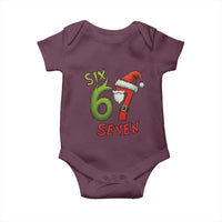 67 Six Seven Christmas Meme Baby Onesie Funny Santa Xmas - Wonder Print Shop