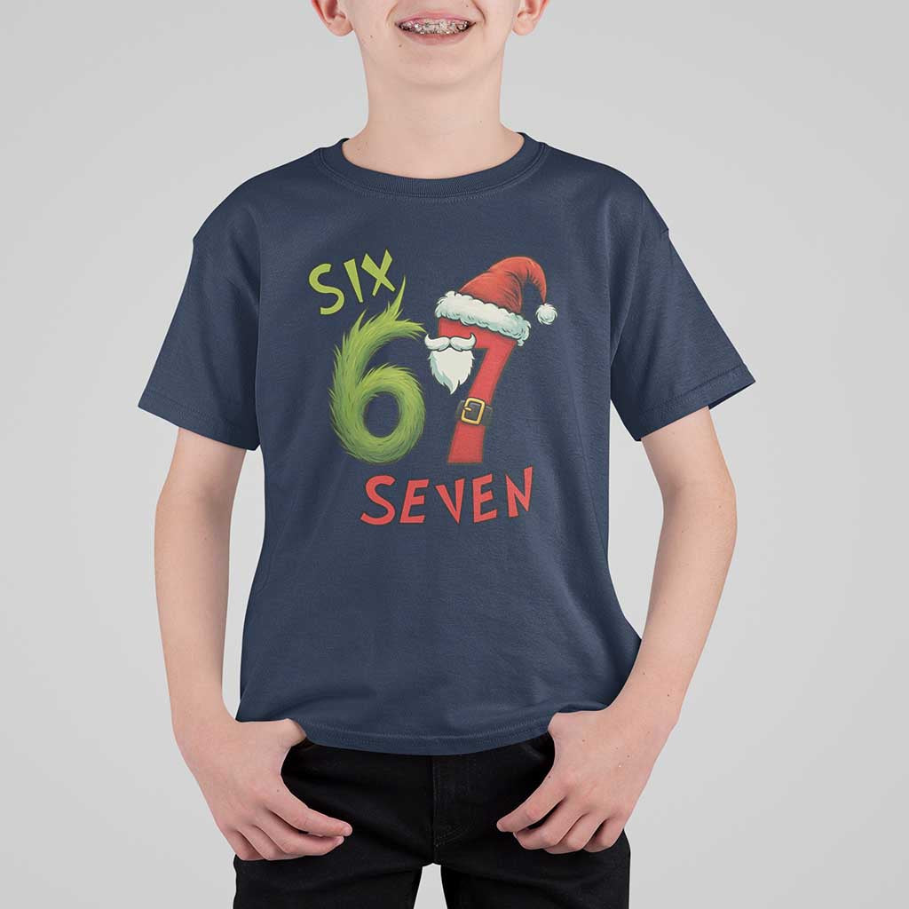 67 Six Seven Christmas Meme T Shirt For Kid Funny Santa Xmas - Wonder Print Shop