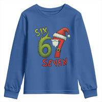 67 Six Seven Christmas Meme Youth Sweatshirt Funny Santa Xmas - Wonder Print Shop