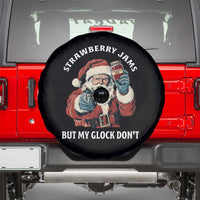 Strawberry Jams But My Gun Do Not Spare Tire Cover Funny Santa Gun Christmas - Wonder Print Shop