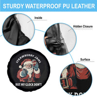 Strawberry Jams But My Gun Do Not Spare Tire Cover Funny Santa Gun Christmas - Wonder Print Shop