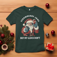 Strawberry Jams But My Gun Do Not T Shirt Funny Santa Gun Christmas - Wonder Print Shop