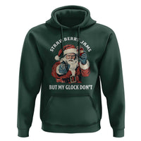Strawberry Jams But My Gun Do Not Hoodie Funny Santa Gun Christmas - Wonder Print Shop