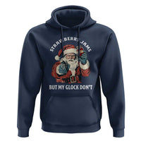 Strawberry Jams But My Gun Do Not Hoodie Funny Santa Gun Christmas - Wonder Print Shop
