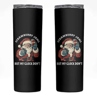 Strawberry Jams But My Gun Do Not Skinny Tumbler Funny Santa Gun Christmas - Wonder Print Shop